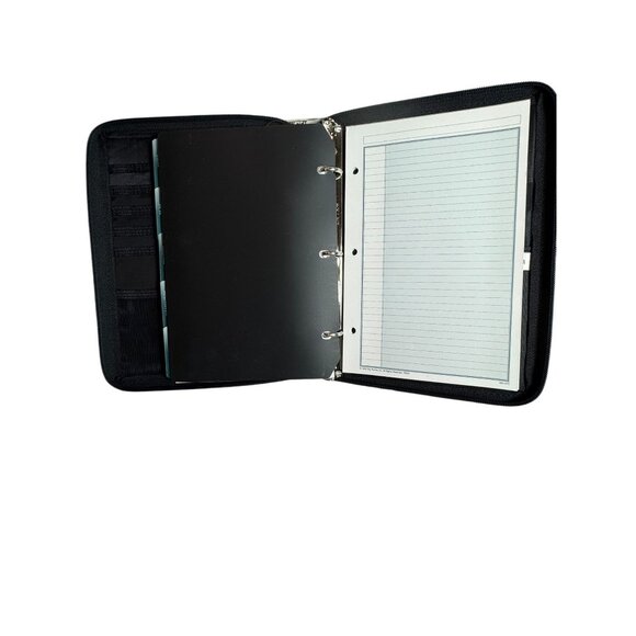 Day Runner Fact Centre Personal Organizer 3-Ring Binder With Zippered Cover - Picture 10 of 11